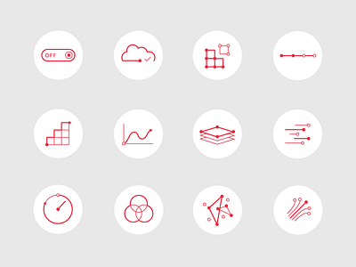 Use Case iconography dots iconography icons lines twilio usecases