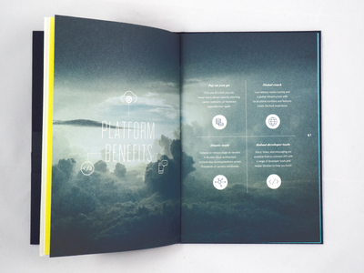 Platform Benefits booklet brochure kit print product saddlestiched spot colors twilio