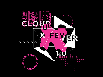 Cloud X Fever (w.i.p) alchemy blueprint cloud code dev distorted type distorted typography distortion fever geometry graphic hackathon infection sacredgeometry tech typography viral virus