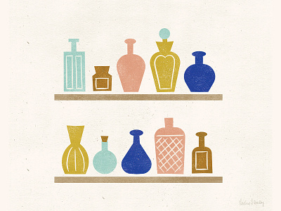 Vintage Bottles art bottles design illustration minimal texture vector vintage