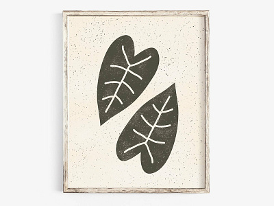 Heart Leaf Art Print