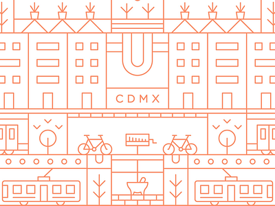 CDMX city iconcity icons illustration illustrator mexicanillustration vector