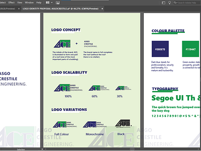 ASGO CRESTILE LOGO IDENTITY PROPOSAL