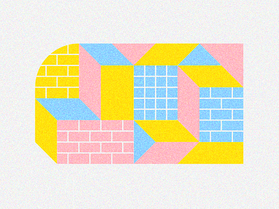 Some different modules motif vector brick street art illustration flat design illo module modular minimalism geometric