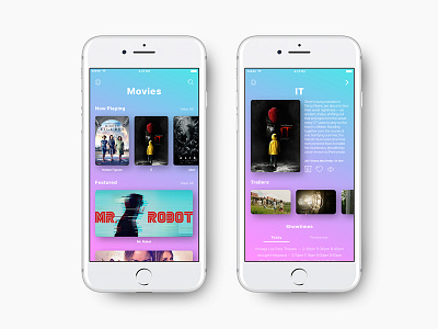 Movies app ios movies ui ux