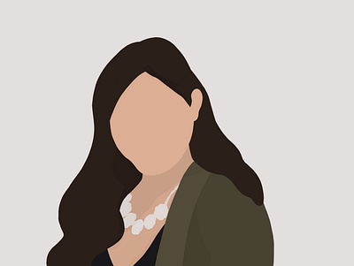 Portraits — Celia adobe fresco fresco illustration ipad pro minimal portrait vector