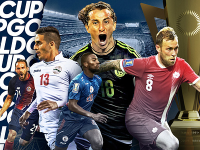 GoldCup canada championship chicago composition concacaf costa rica cuba design fifa futbol gold cup match mens soccer mexico players soccer sports trophy world cup