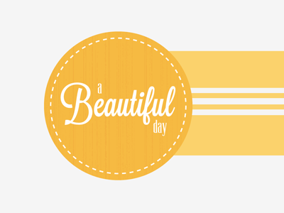 Beautiful Day easter logo texture type