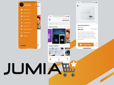 Jumia Mobile App Redesign adobe photoshop adobe xd adobexd app clean ui design ecommerce ecommerce app ecommerce design mobile app mobile app design mobile ui product page shopping app ui
