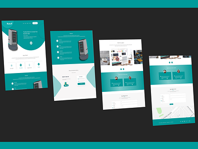 RoboX : One Pager adobexd developement illustrator one pager uiux webdeisgn