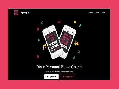 Appifyx deelopment design design app landing page
