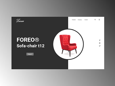 Foreo Header - XCard 1 design logo ui web design xd