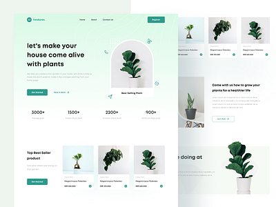 Landing Page - Plant Shop