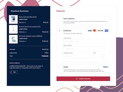 Credit Card Checkout  #002 #DailyUI