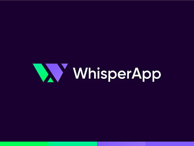 WhisperApp Logo Design by Feri Ahmad | Logo & Branding Designer on Dribbble