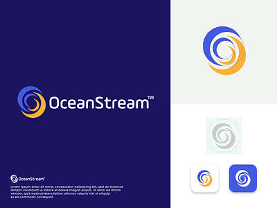 OceanStream Logo Design