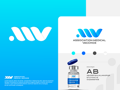 AMV Logo Design app branding brandingcorona corona coronalogo coronavirus covid covid19 covidlogo design doctor graphic design icon letter logo vaccine vaccinebranding vector viruslogo