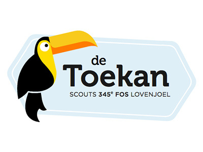 De Toekan bird logo scouts toucan