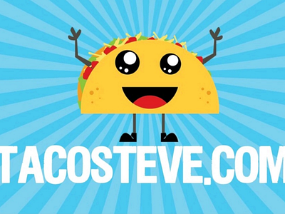 Tacosteve.com cool design food fun illustrator photoshop taco