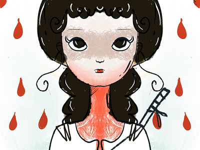 The bloody queen characterdesign graphic novel illustration procreate