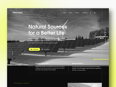 Alternated - Natural Sources Landing Page