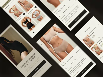 SKINTOSKIN - Underwear Apps android app design apps clothes clothing design apps ios mobile app mobile apps ui uiux underwear user interface