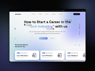 decodex - Coding Bootcamp Landing Page