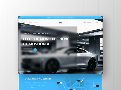 Moshon - Electric Car Landing Page