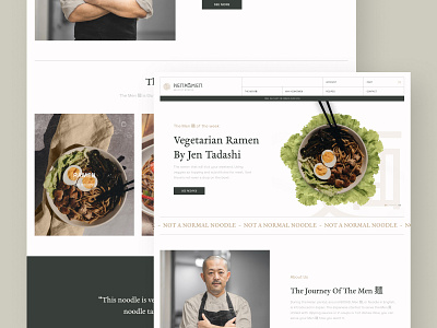 Kenkōmen - Healthy Noodle Landing Page design fb food graphic design healthy homepage japanese landing page local noodle ramen ui uiux user interface web website