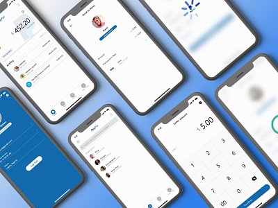 paypal redesign app branding design identity typography ui ux