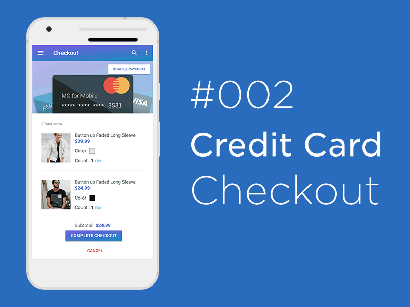 Credit Card Checkout - DailyUI #002