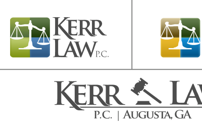 Branding Options for Kerr Law branding design law firm legal