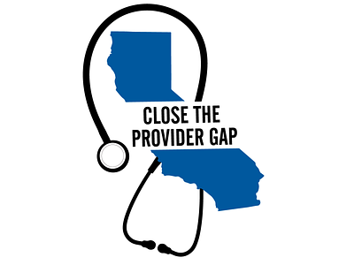 Close The Provider Gap Logo advocacy california design illustration logo