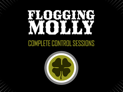 Flogging Molly Complete Control Sessions album cover black ep flogging molly green lp punk side one dummy