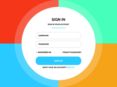 Custom Login Form Design branding graphic design html css landing page design photoshop redesign responsive