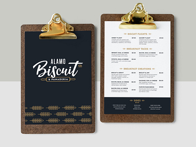 Alamo Biscuit Menu