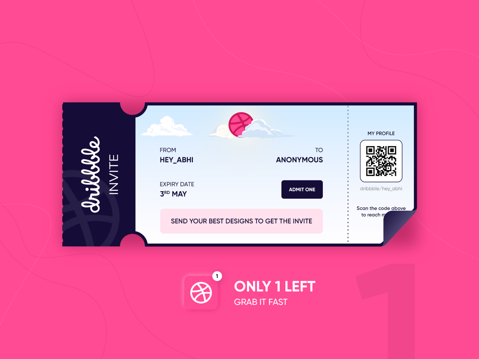 Dribbble Invite Shot by Abhishek Gupta | Product & UX Design on Dribbble