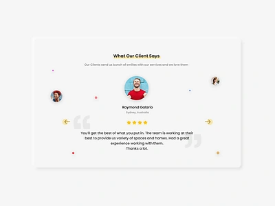 Testimonial Design testimonials ui ui design uiux