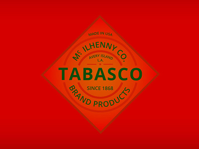 Tabasco - Caliente Version logos redesign tabasco vintage