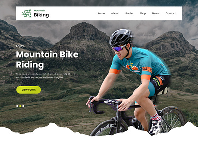 mountain biking WordPress theme