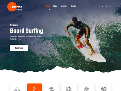 SKT Extreme - Adventure Sports Website Template theme design website builder wordpress design wordpress development wordpress template wordpress theme