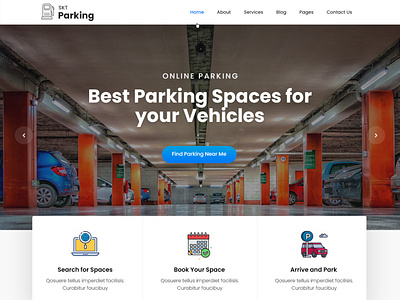 SKT Parking - Car Parking WordPress Theme