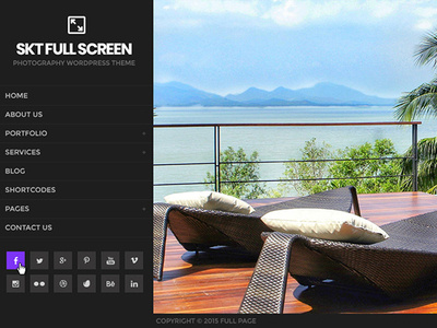 WordPress full width responsive theme