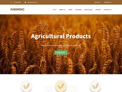 Professional Agriculture Website Design & Template by SKT Themes on ...