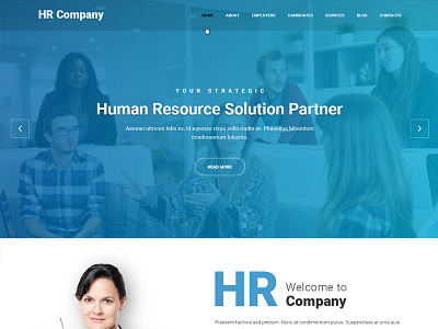 Job consultancy website template