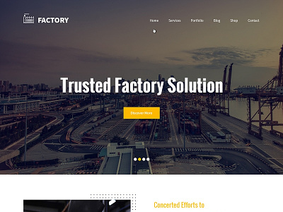 Factory - Industry Manufacturing WordPress Theme
