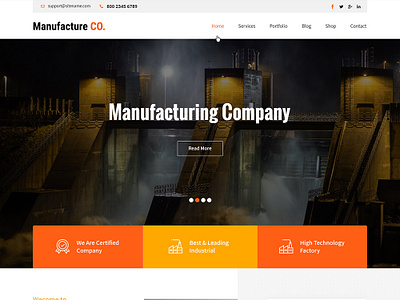 Industrial, Engineering & Manufacturing WordPress Theme animation design theme design web website builder wordpress design wordpress development wordpress template wordpress theme