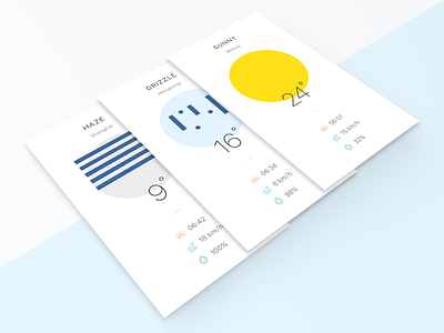 Simple Weather App in Swift app ios sun weather