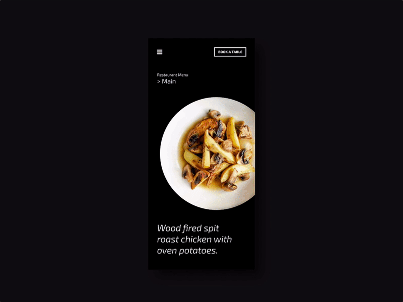 Spinning Food Plate Animation by Baruch Pi on Dribbble