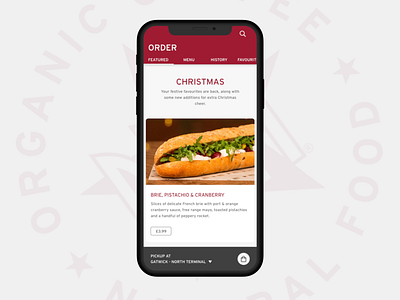 Pret a Manger App Concept ★